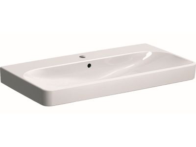 Lavoar Geberit Smyle Square 90x48cm, montare pe mobilier, alb
