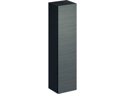 Dulap inalt Geberit Xeno2 40x35.1x170cm, cu o usa si oglinda interioara, gri structurat