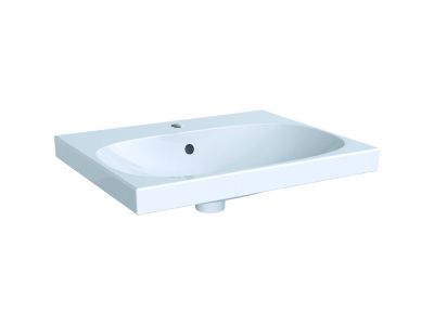 Lavoar Geberit Acanto 60x48.2cm, montare pe mobilier, alb