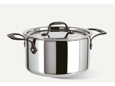 Oala cu capac Sambonet Home Chef, inductie, d20cm, 3.5 litri, inox