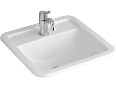 Lavoar Villeroy & Boch Loop & Friends 45.5x45.5cm, montare in blat