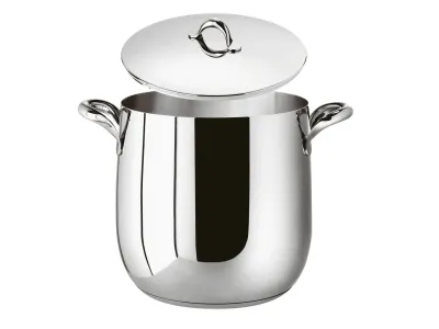 Oala inalta cu capac Sambonet Kikka, d16cm, 4 litri, inductie, inox