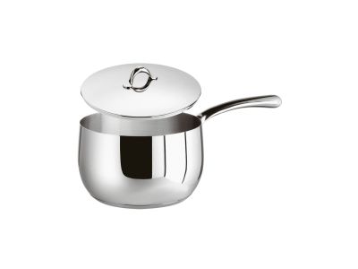 Cratita cu coada si capac Sambonet Kikka, d12cm, 0.8 litri, inductie, inox