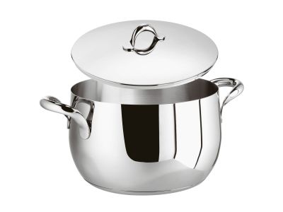 Oala cu capac Sambonet Kikka, d28cm, 10.2 litri, inductie, inox