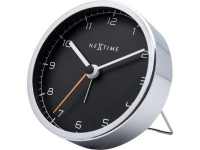 Ceas de masa NeXtime Company Alarm 9x9x7.5cm, negru