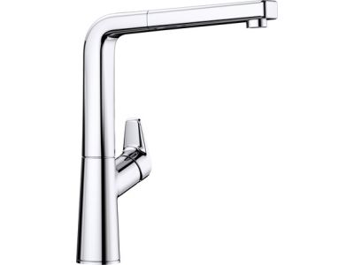 Baterie bucatarie Blanco Avona-S cu dus extractibil, crom