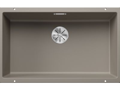 Chiuveta bucatarie Blanco Subline 700-U, 730x460mm, montare sub blat, Silgranit maro trufe