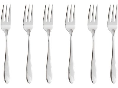 Set furculite desert Sambonet Velvet, 6 piese,inox
