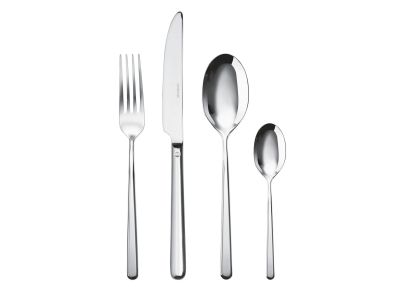 Set tacamuri Sambonet Linear Solid Handle, 24 piese, Inox