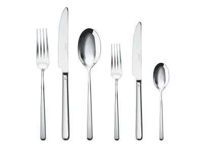 Set tacamuri Sambonet Linear Solid Handle, 36 piese, inox