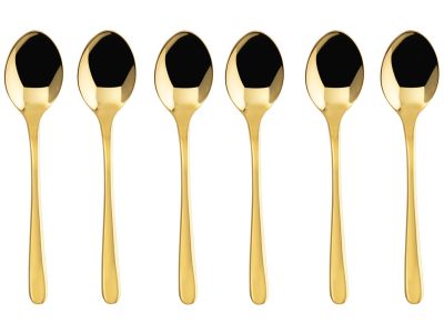 Set lingurite cafea Sambonet Taste Gift Pack, 6 piese, auriu