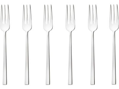 Set furculite desert Sambonet Rock, 6 piese, inox
