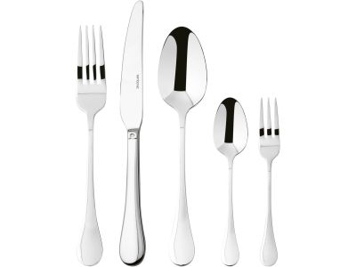 Set tacamuri Sambonet Bloom Solid Handle, 60 piese, inox