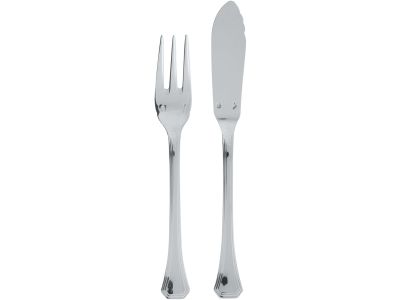 Set tacamuri peste Sambonet Deco, Solid Handle, 24 piese, inox placat cu argint