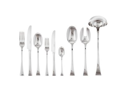 Set tacamuri Sambonet Trienanale Orfevre Handle, 75 piese, inox placat cu argint