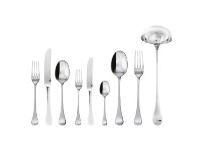 Set tacamuri Sambonet Queen Anne Orfevre Handle, 75 piese, inox placat cu argint
