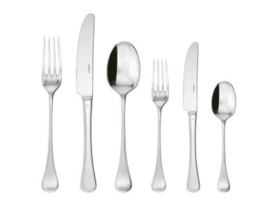 Set tacamuri Sambonet Queen Anne Orfevre Handle, 72 piese, inox placat cu argint