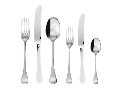 Set tacamuri Sambonet Queen Anne Orfevre Handle, 36 piese, inox placat cu argint
