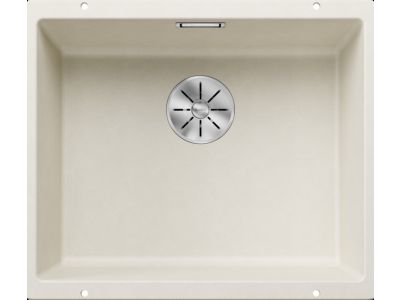 Chiuveta bucatarie Blanco Subline 500-U, 530x460mm, montare sub blat, Silgranit alb antic