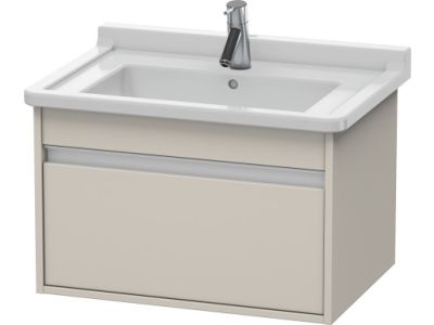 Dulap baza Duravit Ketho 80x46.5cm, sertar inchidere lenta, taupe mat