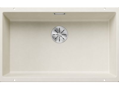 Chiuveta bucatarie Blanco Subline 700-U, 730x460mm, montare sub blat, Silgranit alb antic