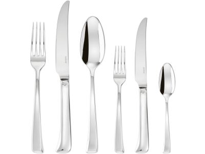 Set tacamuri Sambonet Imagine Solid Handle, 72 piese, inox placat cu argint