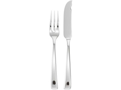 Set tacamuri peste Sambonet Imagine Solid Handle, 24 piese, inox placat cu argint