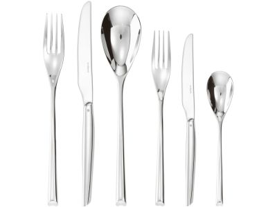 Set tacamuri Sambonet H-Art Solid Handle, 72 piese, inox placat cu argint