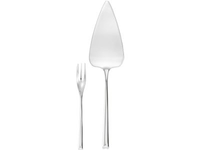 Set tacamuri desert Sambonet H-Art, 13 piese, inox placat cu argint