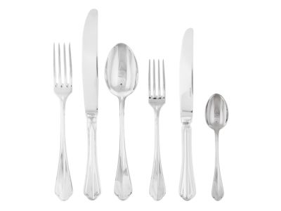 Set tacamuri Sambonet Rome Orfevre Handle, 36 piese, inox placat cu argint