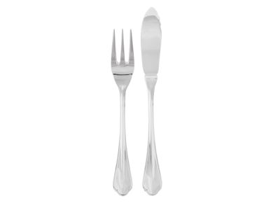 Set tacamuri peste Sambonet Rome Solid Handle, 24 piese, inox placat cu argint