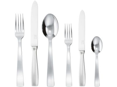 Set tacamuri Sambonet Gio Ponti Orfevre Handle, 72 piese, inox placat cu argint