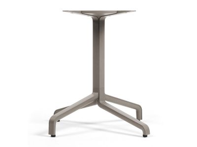 Baza aluminiu pentru masa exterior Nardi Frasca Maxi Fix h 72cm, HPL, tortora