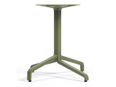 Baza aluminiu pentru masa exterior Nardi Frasca Maxi Fix h 72cm, HPL, verde agave
