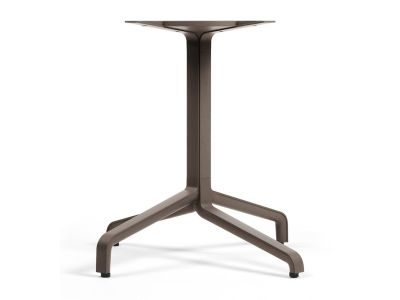 Baza aluminiu pentru masa exterior Nardi Frasca Maxi Fix h 72cm, HPL, maro tabacco