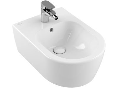 Bideu suspendat Villeroy & Boch Avento 37x53cm, Alb Alpin