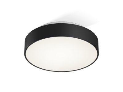 Aplica de tavan Decor Walther Conect 32 N LED 25W, 32cm, IP44, negru mat