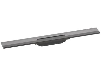 Capac rigola de pardoseala Hansgrohe RainDrain Flex 70cm, montaj la perete, negru periat