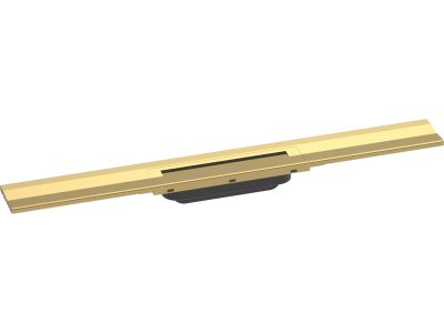 Capac rigola de pardoseala Hansgrohe RainDrain Flex 70cm, montaj la perete, gold optic lustruit