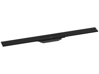Capac rigola de pardoseala Hansgrohe RainDrain Flex 90cm, montaj la perete, negru mat