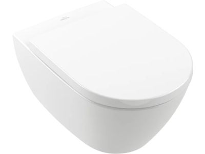 Vas WC suspendat Villeroy & Boch Subway 2.0 DirectFlush CeramicPlus si AntiBac, alb Alpin