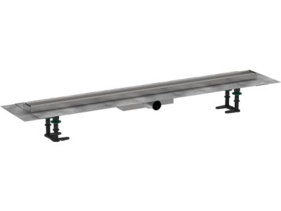 Pachet rigola de pardoseala Hansgrohe RainDrain Compact Complete 1000mm, pardoseli minim 43mm, capac faiantabil