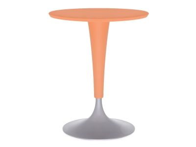 Masa Kartell Dr. NA design Philippe Starck, d60cm, h73cm, portocaliu