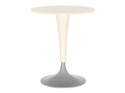 Masa Kartell Dr. NA design Philippe Starck, d60cm, h73cm, alb