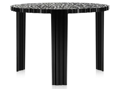 Masuta Kartell T-Table design Patricia Urquiola, 50cm, h 36cm, negru