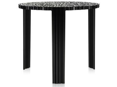 Masuta Kartell T-Table design Patricia Urquiola, 50cm, h 44cm, negru