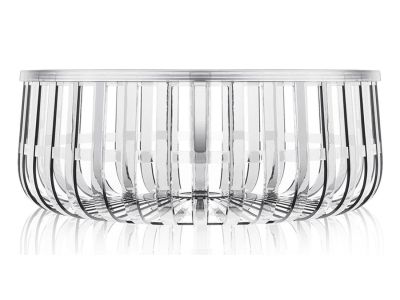 Masuta Kartell Panier design Ronan & Erwan Bouroullec, 61cm, h 21cm, transparent