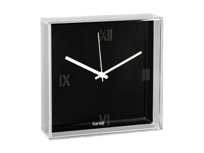 Ceas Kartell Tic&Tac design Philippe Starck & Eugeni Quitllet, 30x30cm, negru