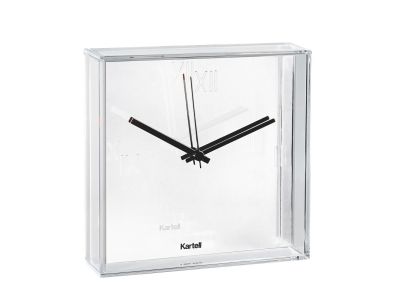 Ceas Kartell Tic&Tac design Philippe Starck & Eugeni Quitllet, 30x30cm, alb