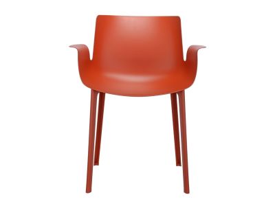 Scaun Kartell Piuma design Piero Lissoni, ruginiu